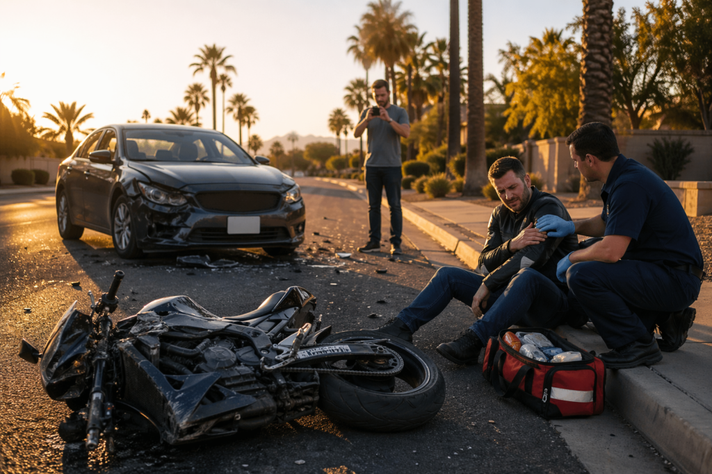 Estimating Phoenix Motorcycle Accident Attorney Settlement Value