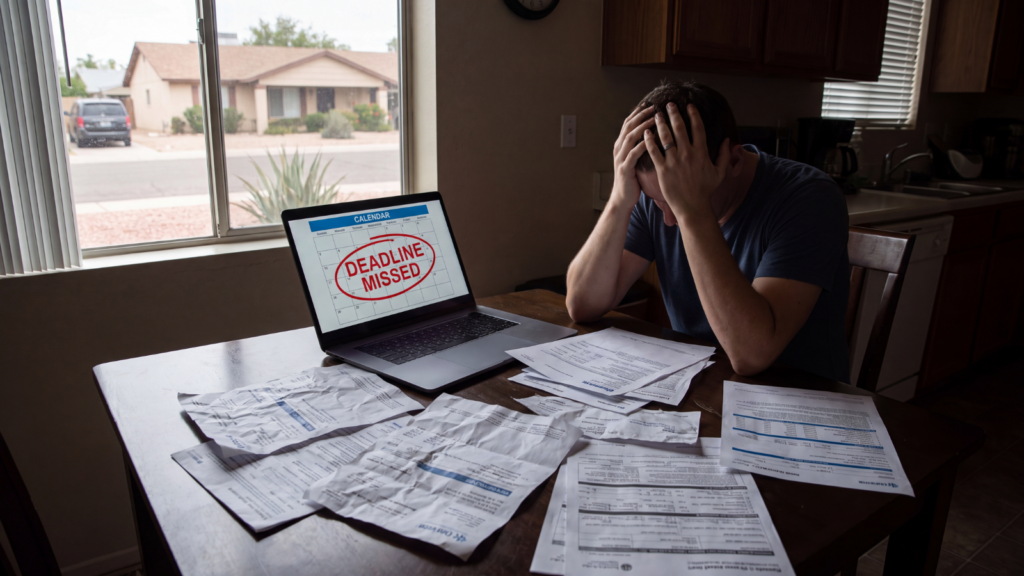 Damaged vehicles, accident reports, insurance claim forms, and medical bills at the scene of a rainy multi-car collision in Tacoma, Washington.